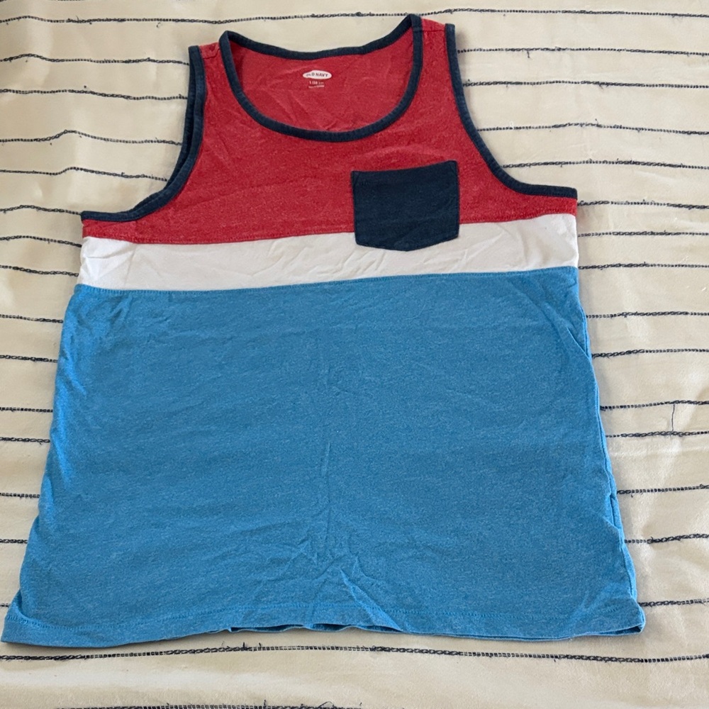 Old Navy Red, White, and Blue Kids Tank Top